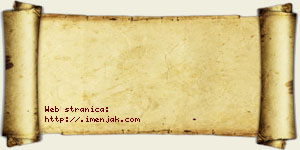 Jagoda Veškovac vizit kartica